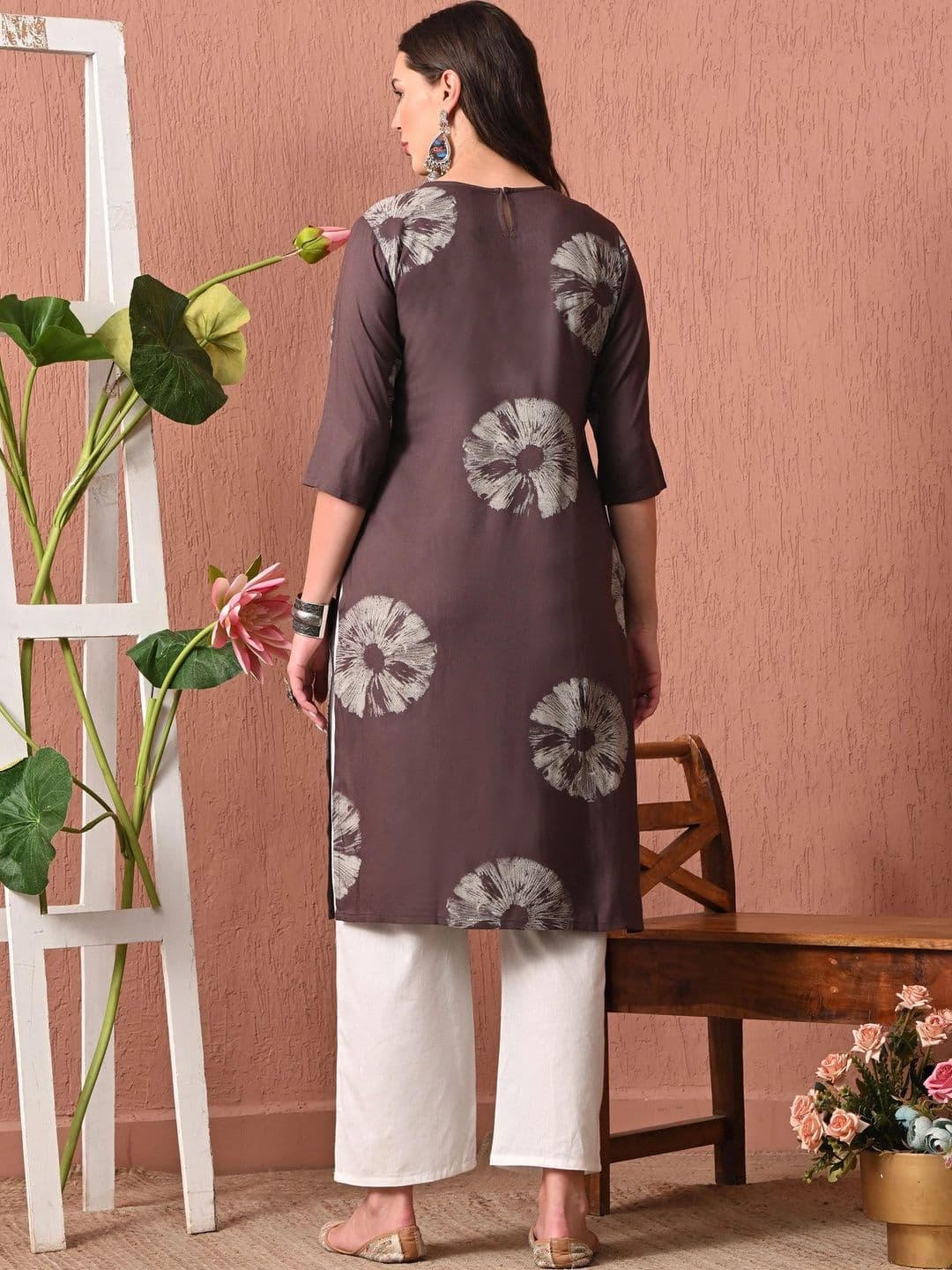 HERE&NOW Women Printed Kurta thumbnail 6