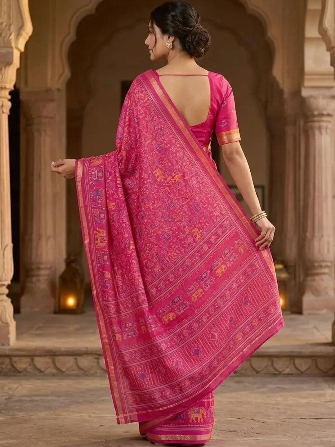 Textile Mantra Art Silk Saree thumbnail 2