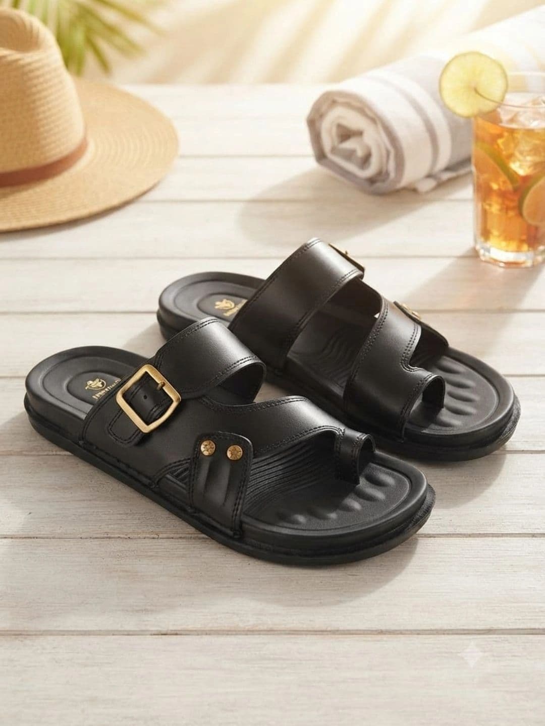Trump Men PU Comfort Sandals - view 1