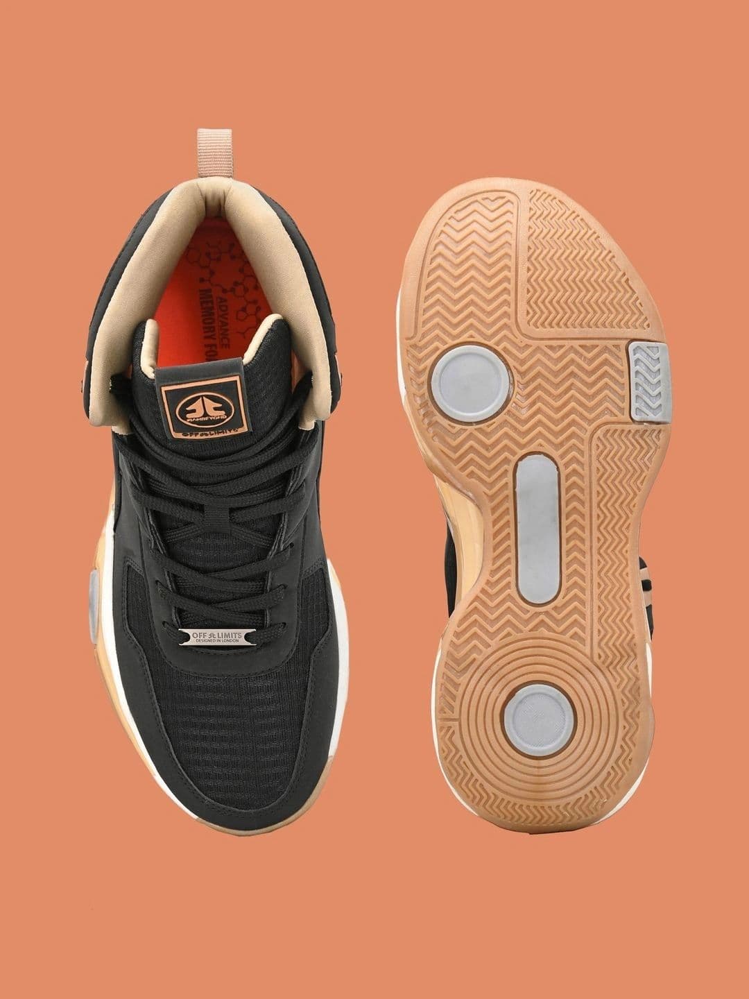 OFF LIMITS Men High-Top Basketball Non-Marking Shoes thumbnail 3