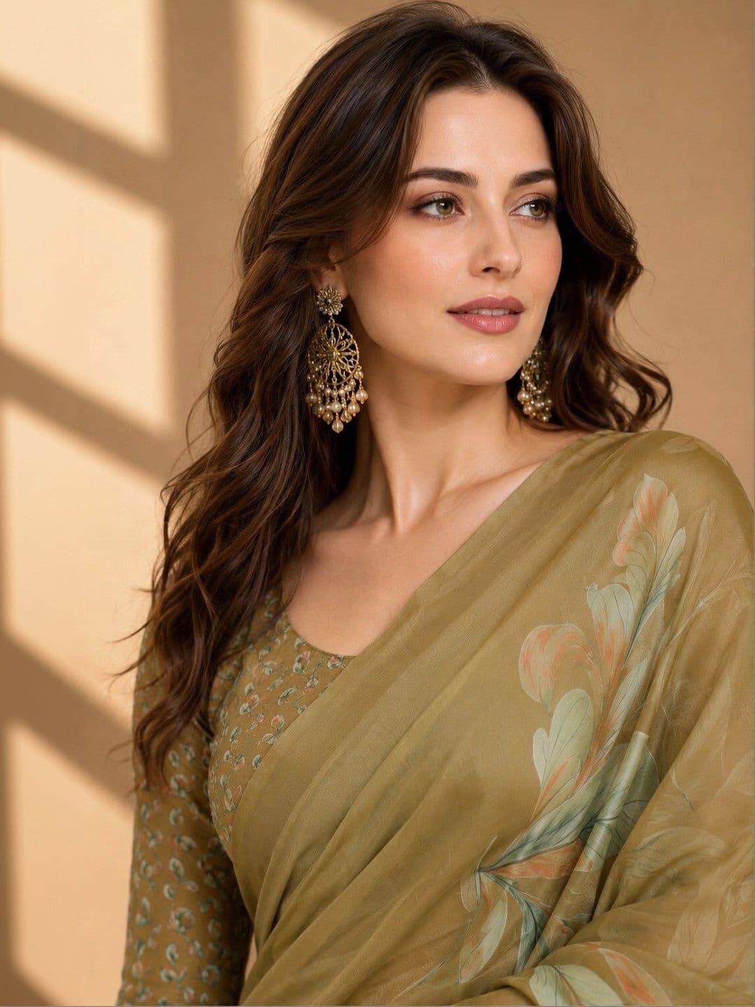 Tanuza Fashion Floral Saree thumbnail 2