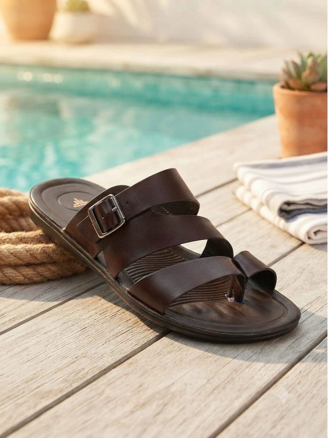 Trump Men PU Comfort Sandals thumbnail 5