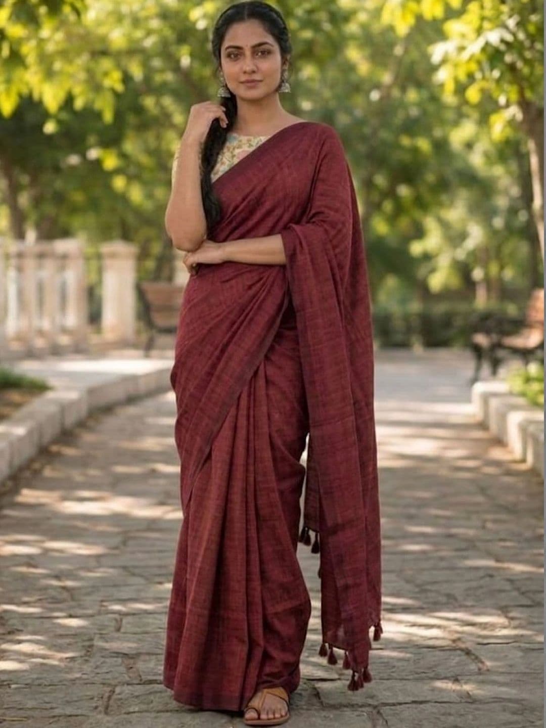 Devmora Pure Cotton Saree - view 1