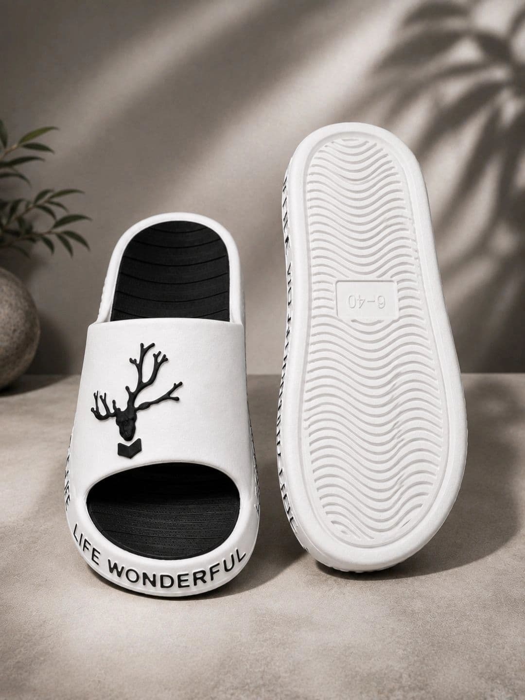 SZN Men Printed Sliders thumbnail 2