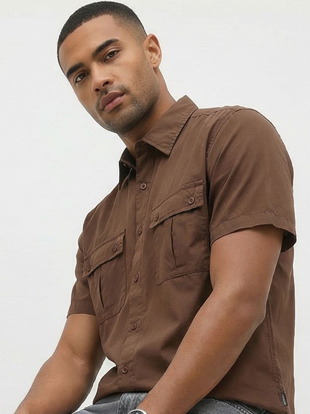 Roadster Life Co. Double Pocket Utility Shirt - view 1