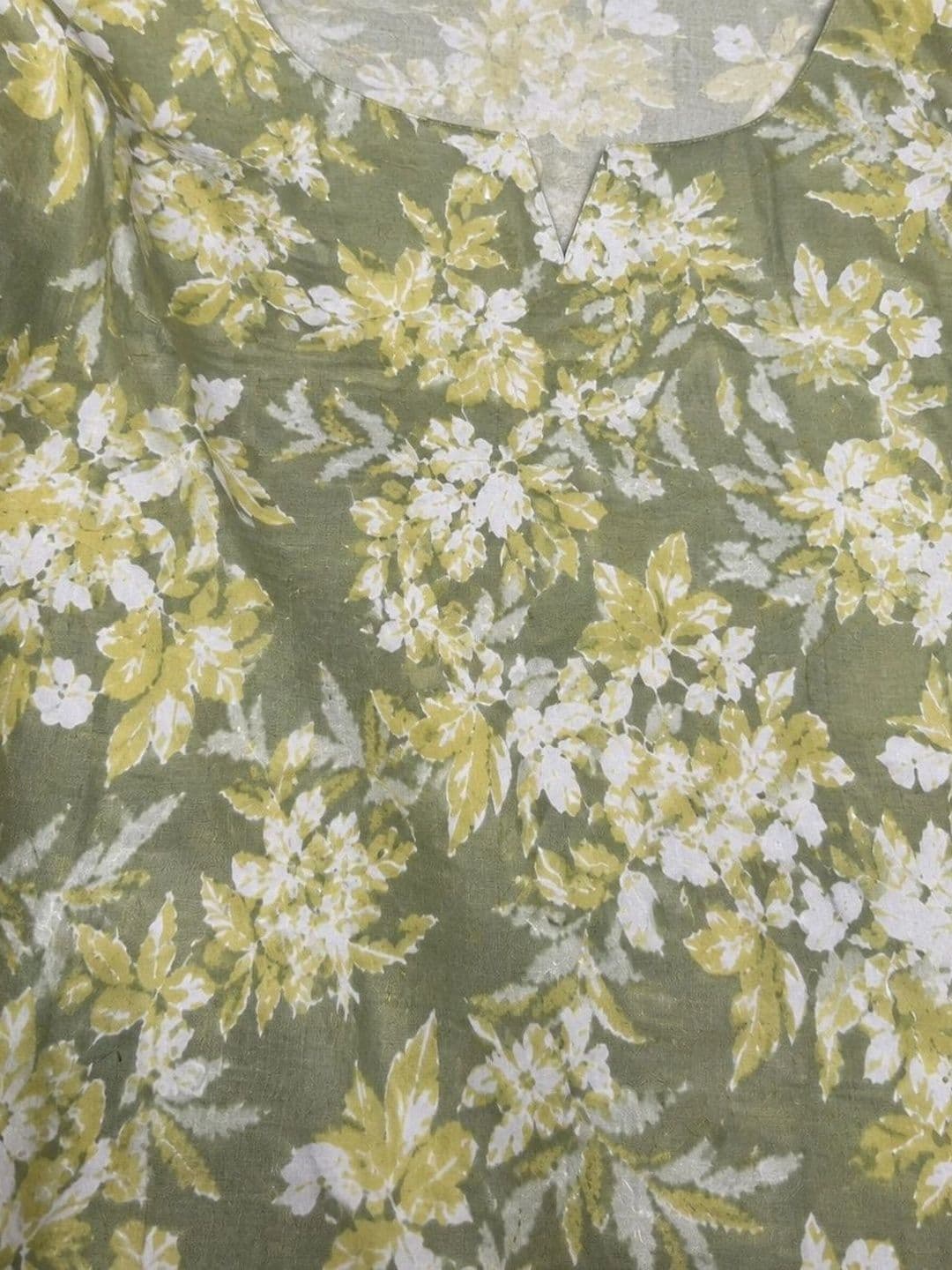 all about you Floral Printed Pure Cotton Kurti thumbnail 2