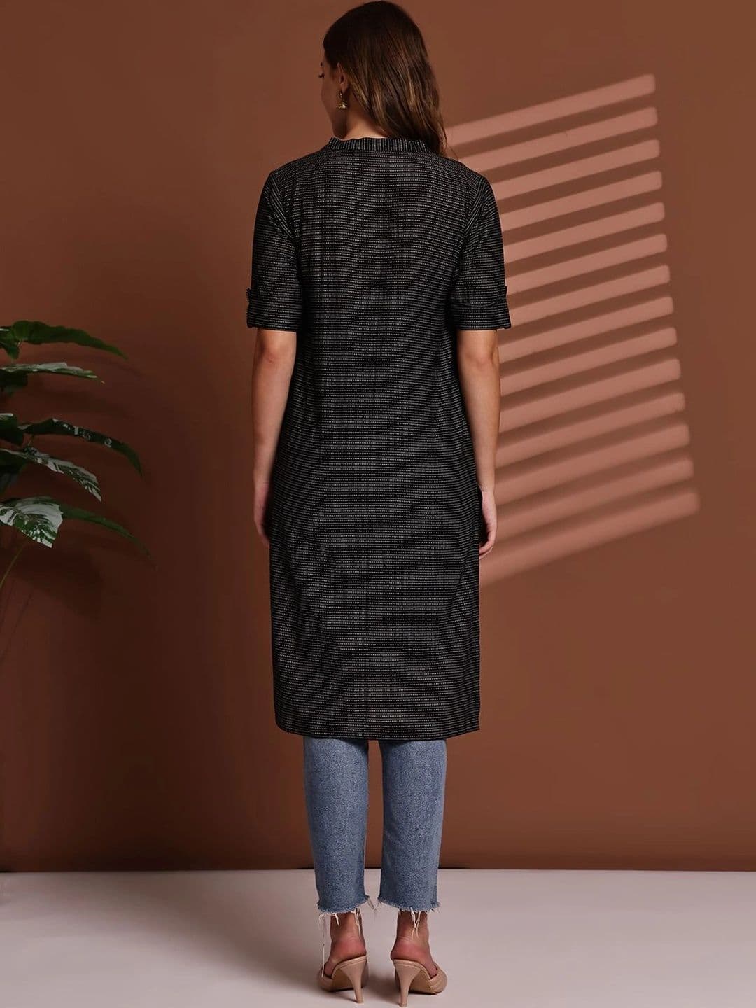 KALINI Women Striped Kurta thumbnail 2