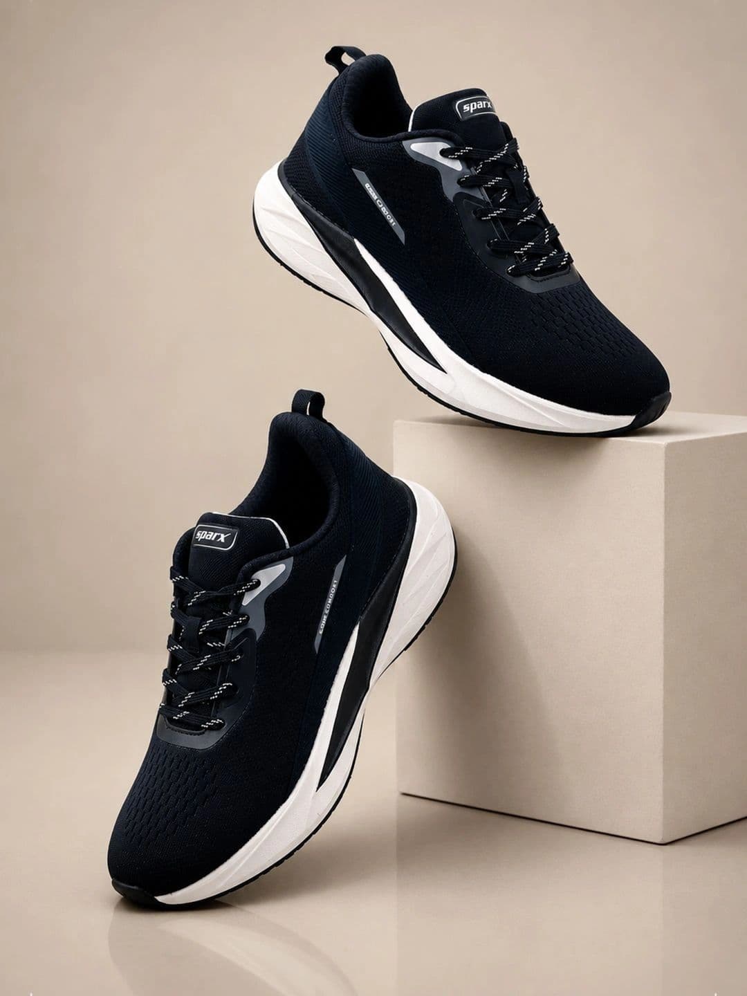 Sparx Men Mesh Running Non-Marking Shoes - view 1