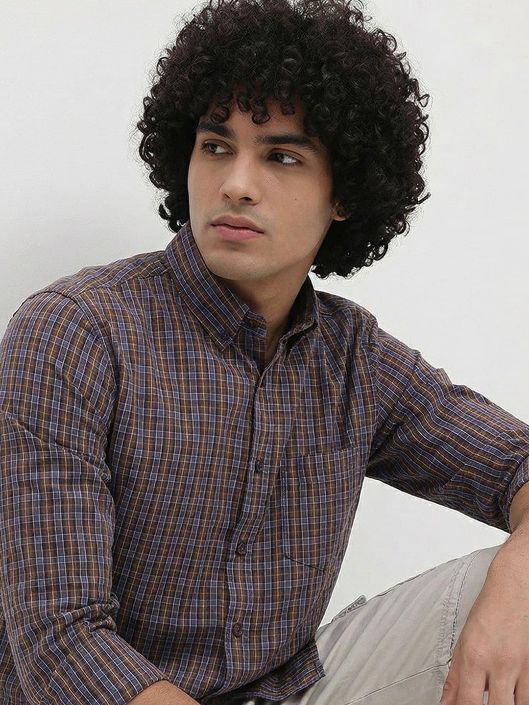 Roadster Life Co. Soft Touch Checked Casual Shirt - view 1