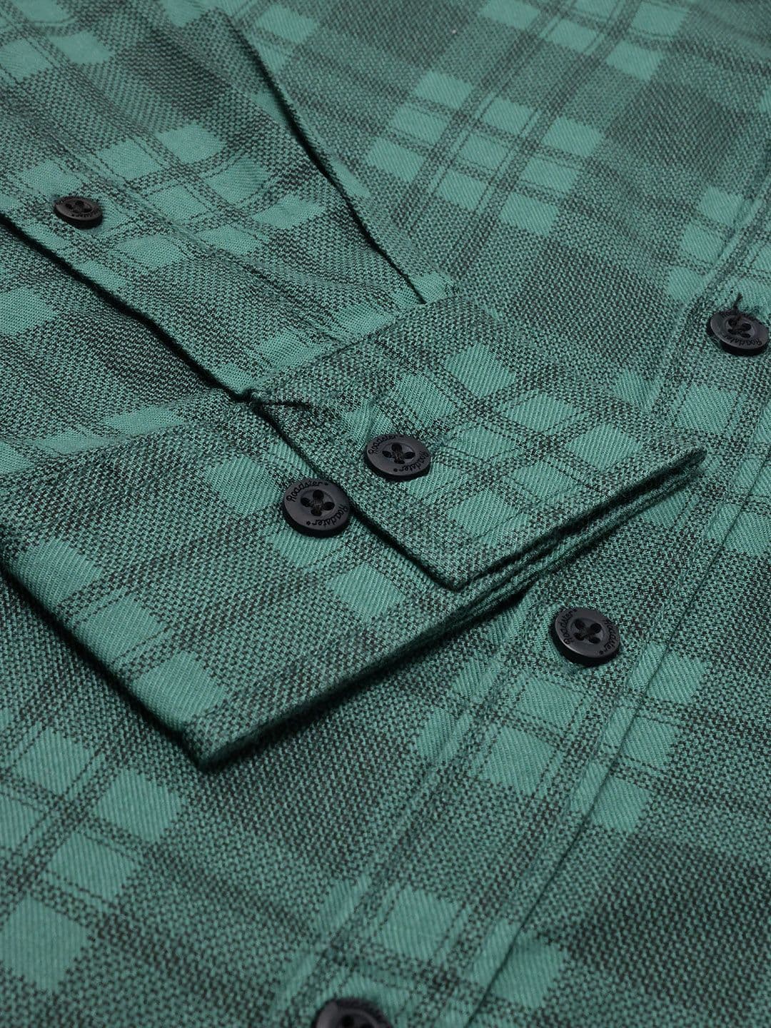 Roadster Life Co. Textured Weave Checked Shirt thumbnail 8