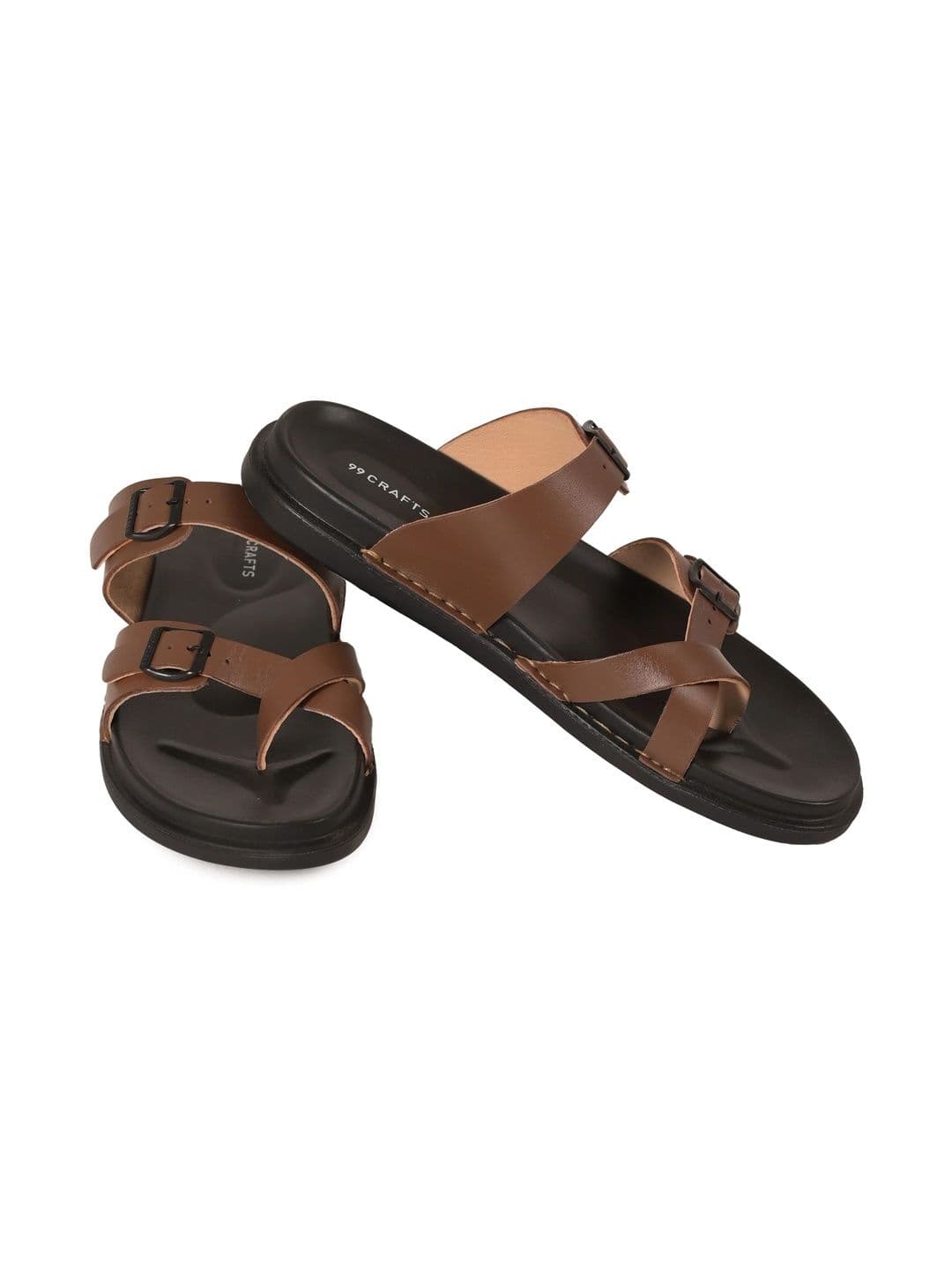 99CRAFTS Men Leather Comfort Sandals - view 1