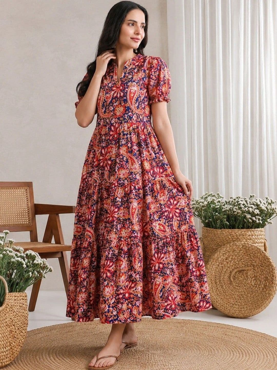 PRESHA Women Floral Printed Floral Kurta thumbnail 5