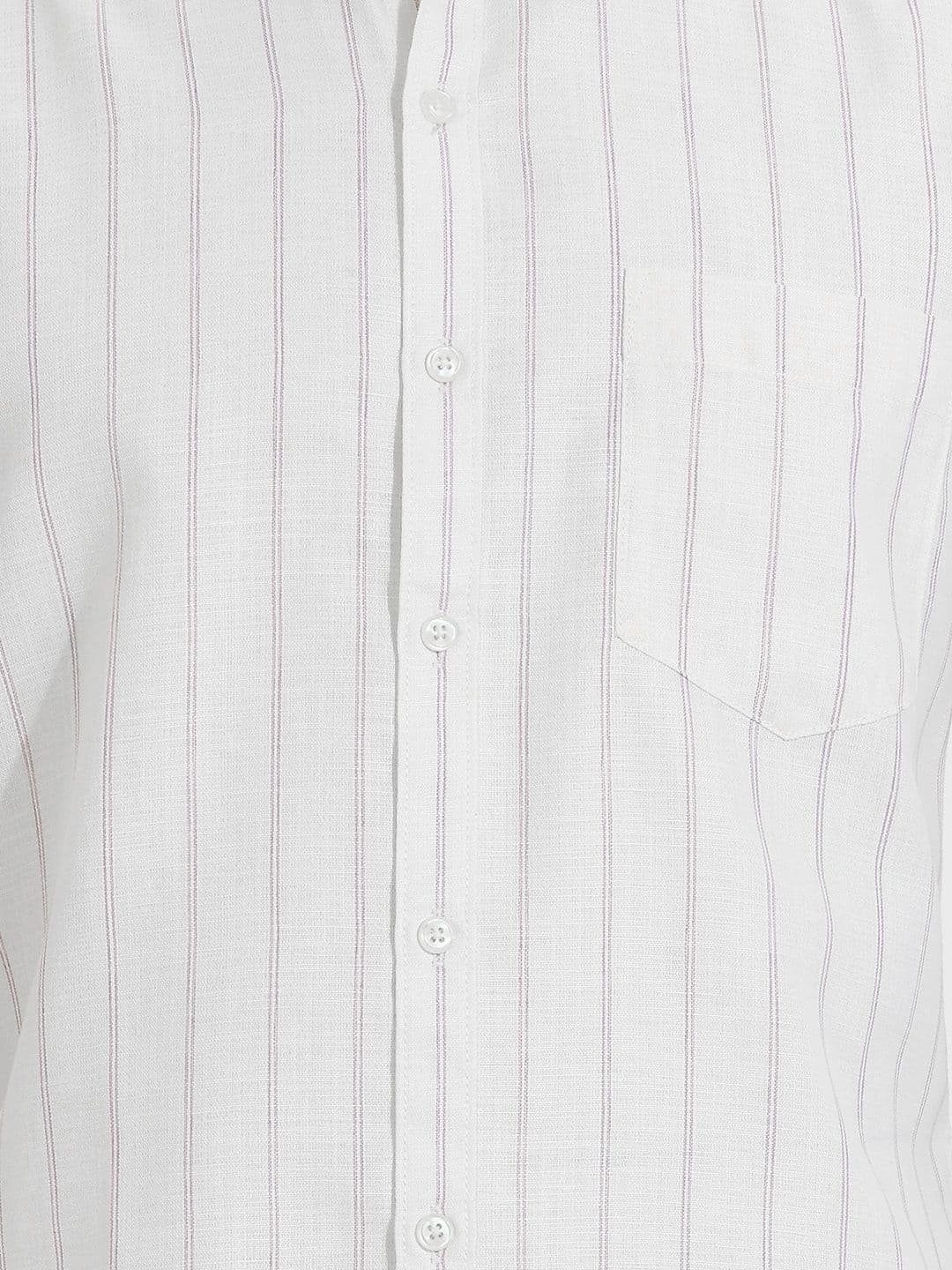 Roadster Life Co.Cotton Linen Striped Shirt thumbnail 5