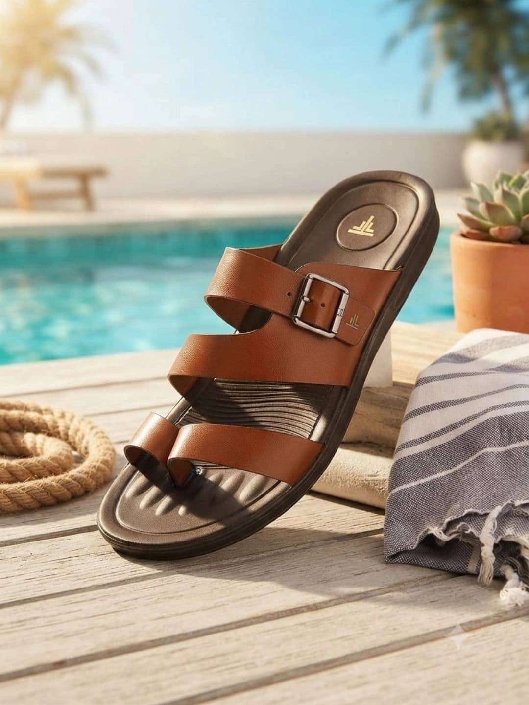 Trump Men PU Comfort Sandals thumbnail 6