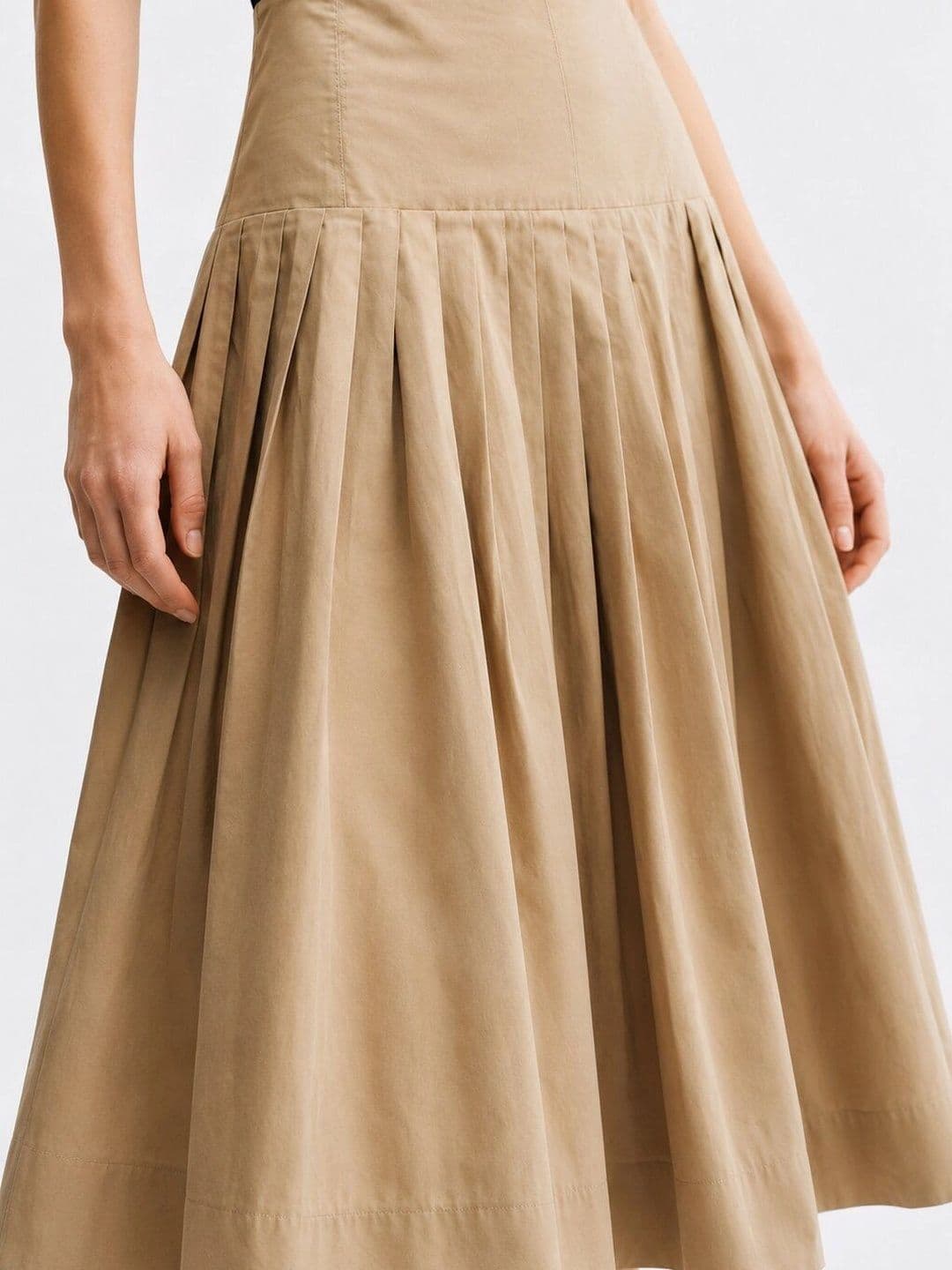 Moda Rapido Women Pure Cotton Midi A-Line Skirt thumbnail 5