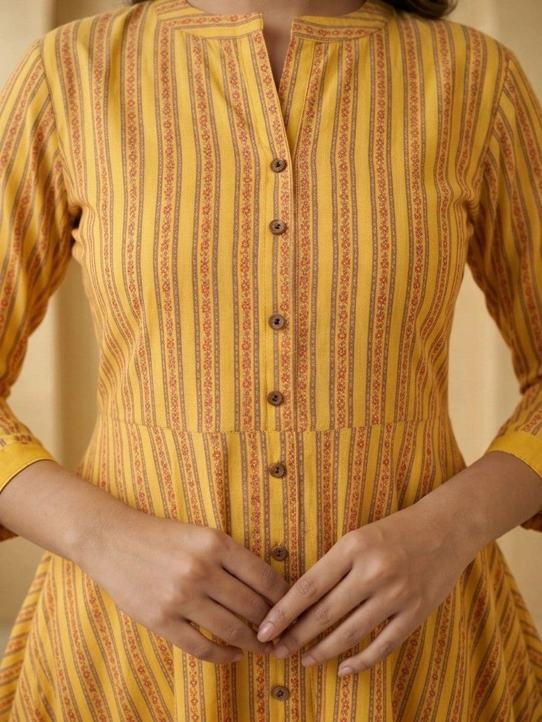 JAIPURRANG Women Printed Anarkali Kurta thumbnail 5