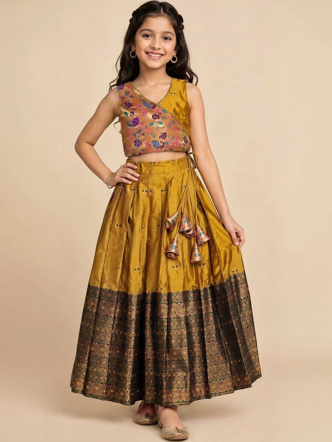 Poppy & Munchkin Girls Ready to Wear Lehenga - view 1