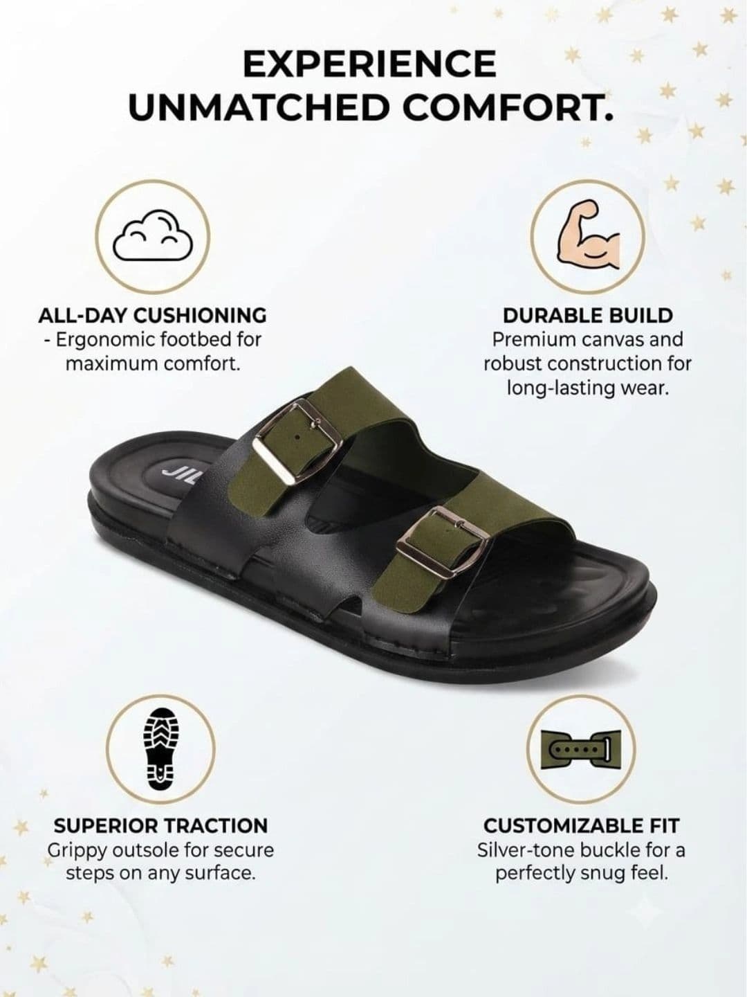 Trump Men PU Comfort Sandals thumbnail 6