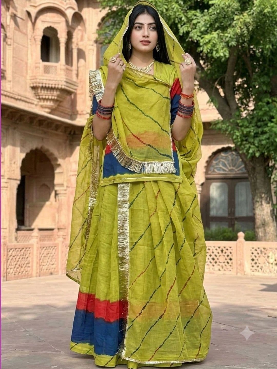 Himani Export Unstitched Lehenga & Blouse With Dupatta - view 1