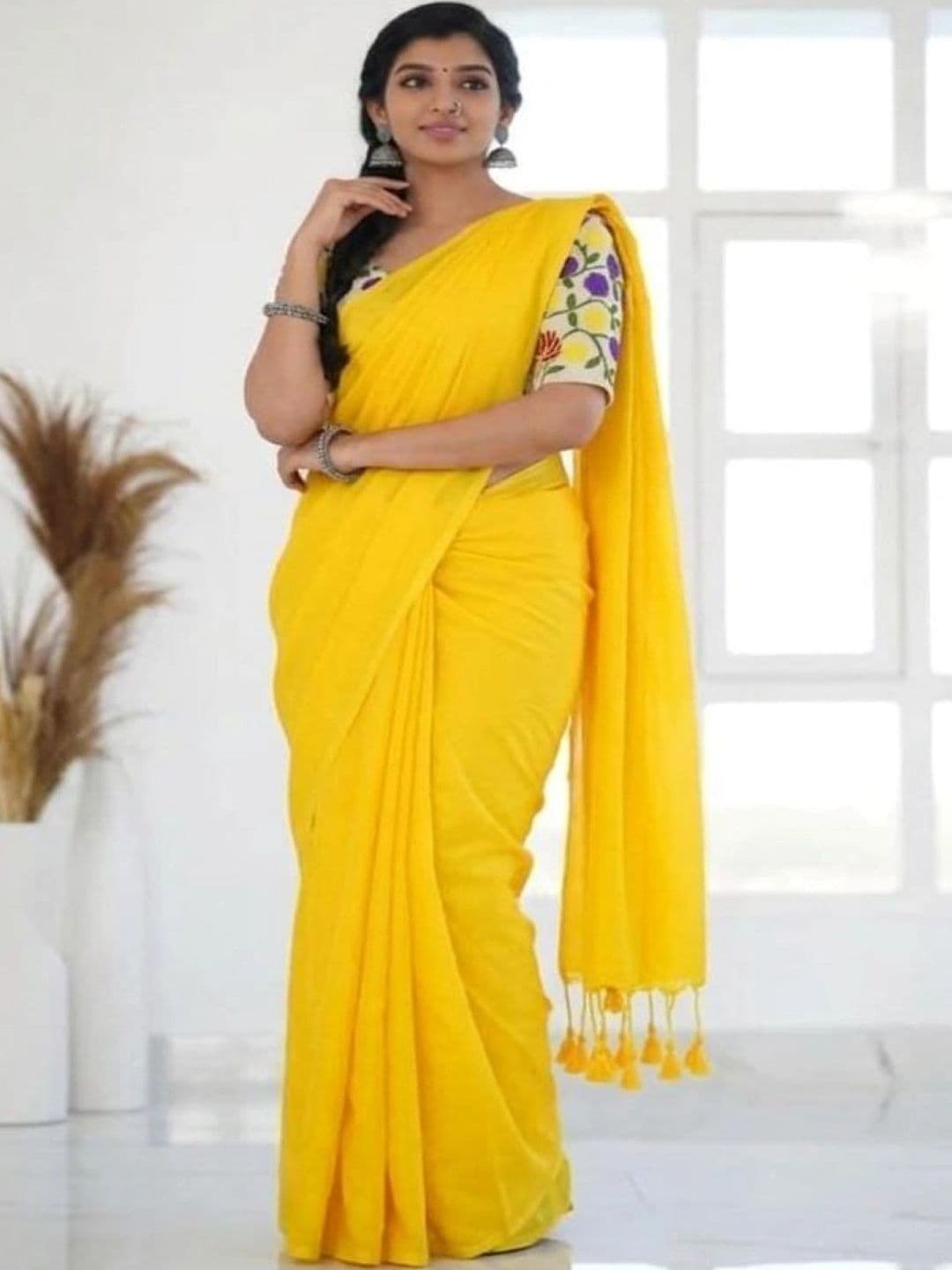 DEVATVAM Pure Cotton Saree - view 1