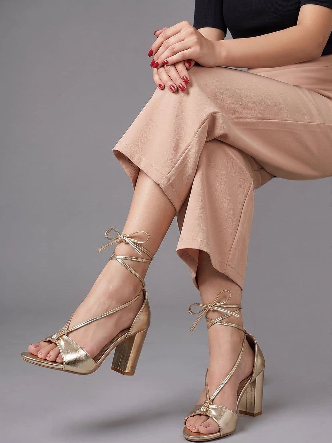 SHETOP Party Block Sandals - view 1