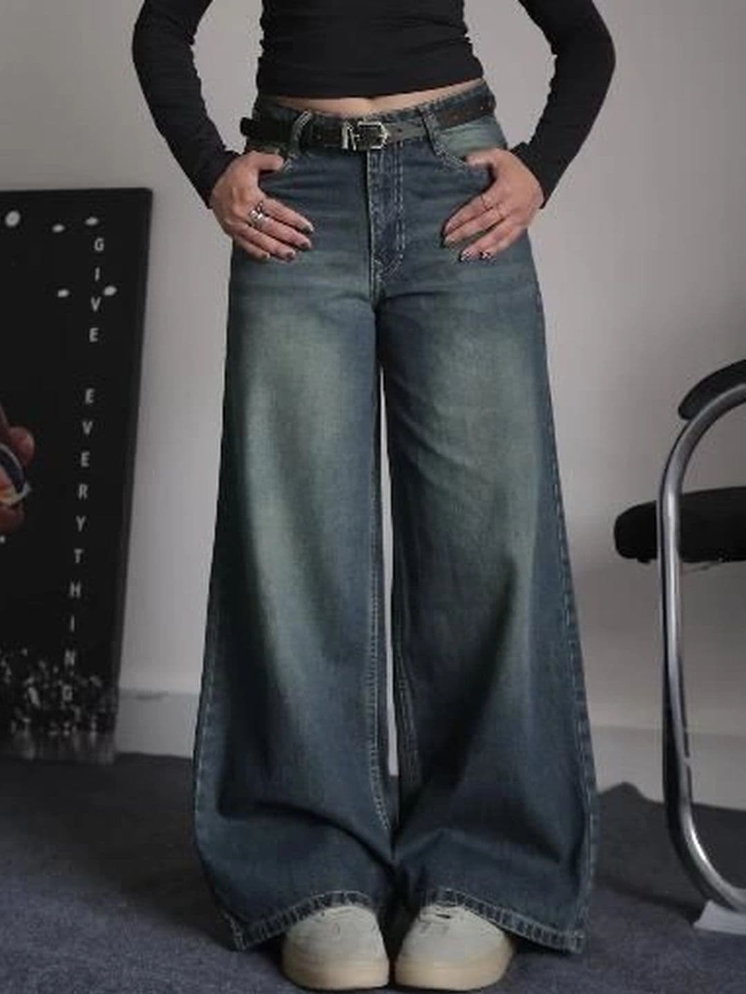 ESLITA Women High-Rise Light Fade Jeans - view 1