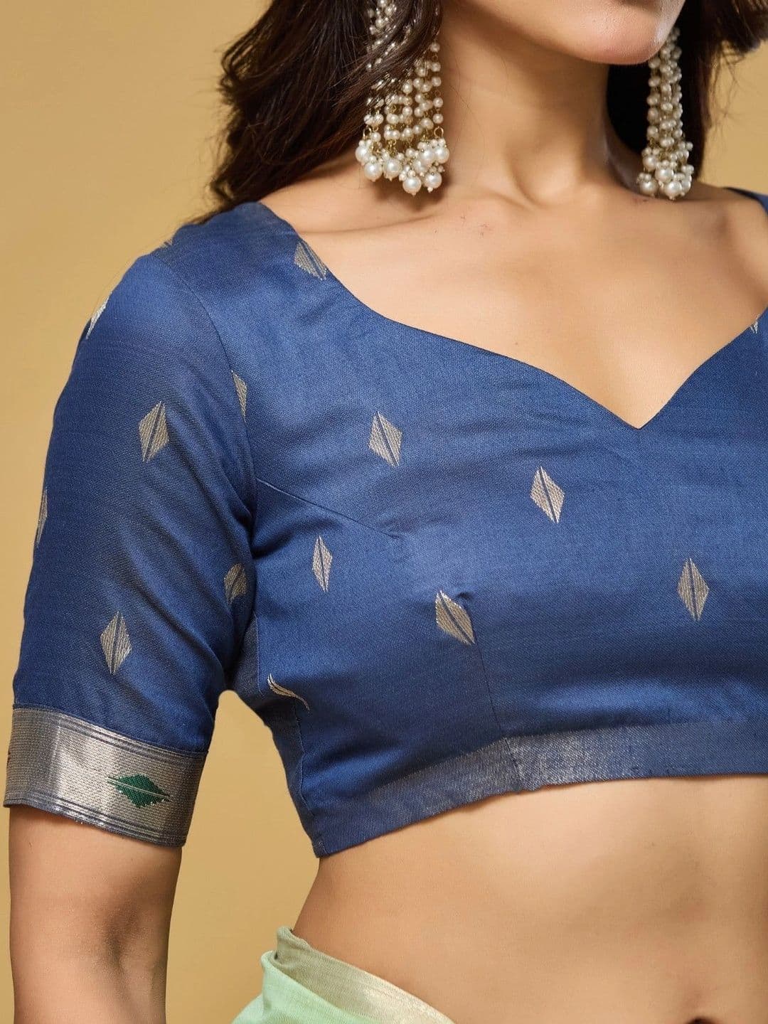 kasee Woven Design Zari Silk Cotton Designer Saree thumbnail 5