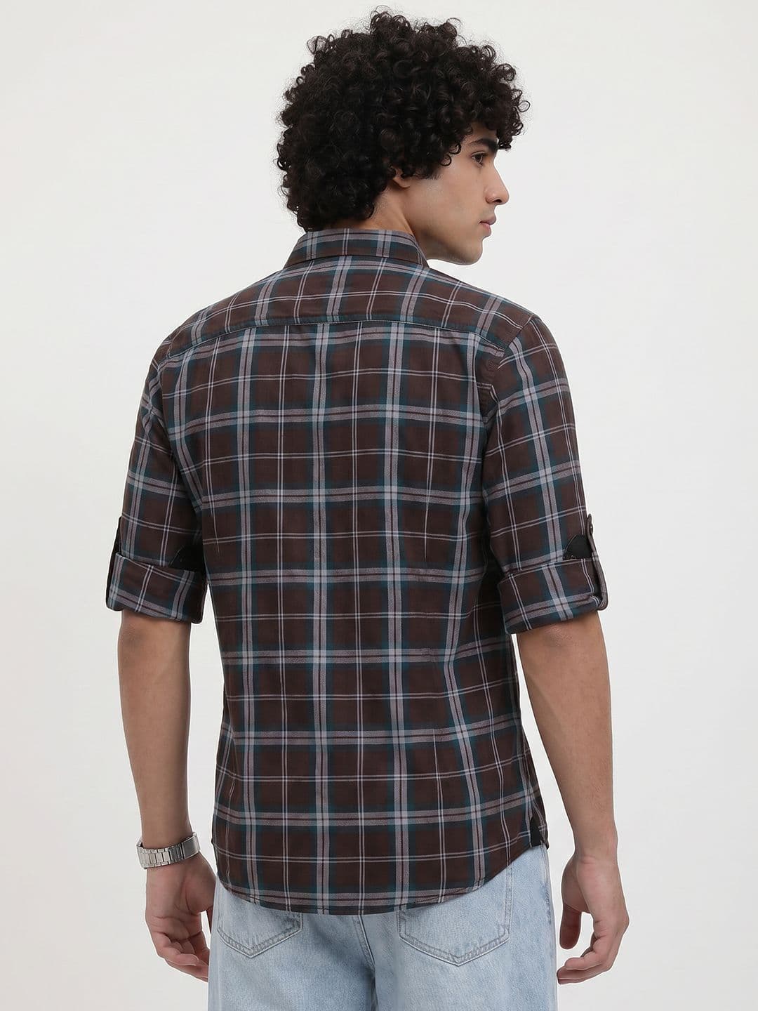 Roadster Life Co. Soft Touch Twill Plaid Casual Shirt thumbnail 4