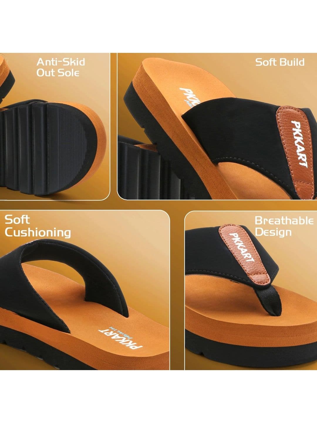 PKKART Men Colourblocked Thong Flip-Flops thumbnail 6