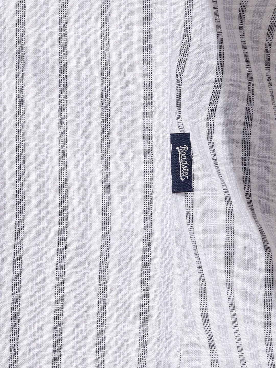 Roadster Life Co.Cotton Linen Striped Shirt thumbnail 6