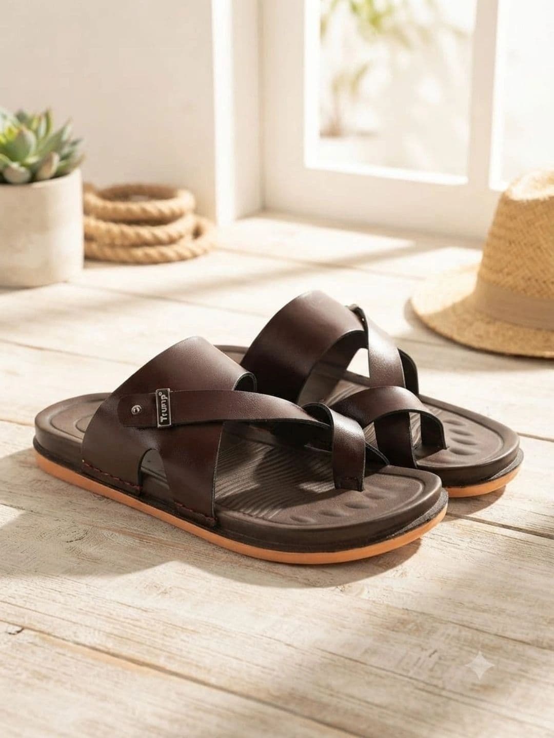 Trump Men PU Shoe-Style Sandals - view 1