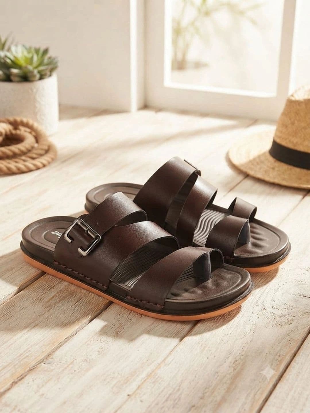 Trump Men PU Comfort Sandals - view 1