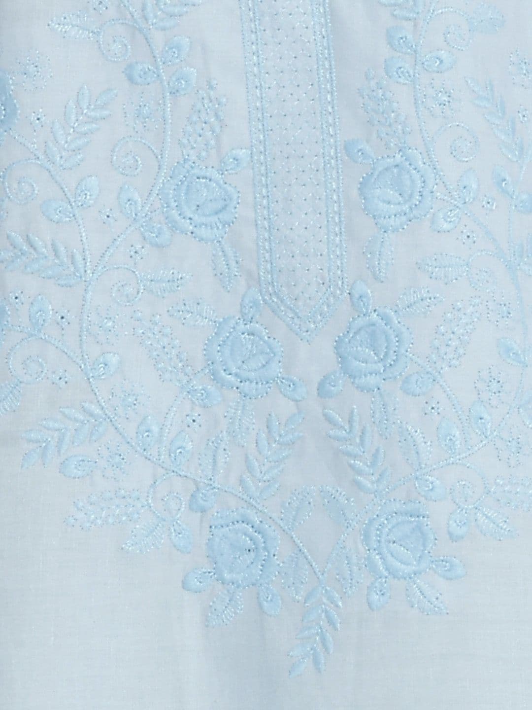 House of Pataudi Jashn Floral Embroidered Kurta thumbnail 3