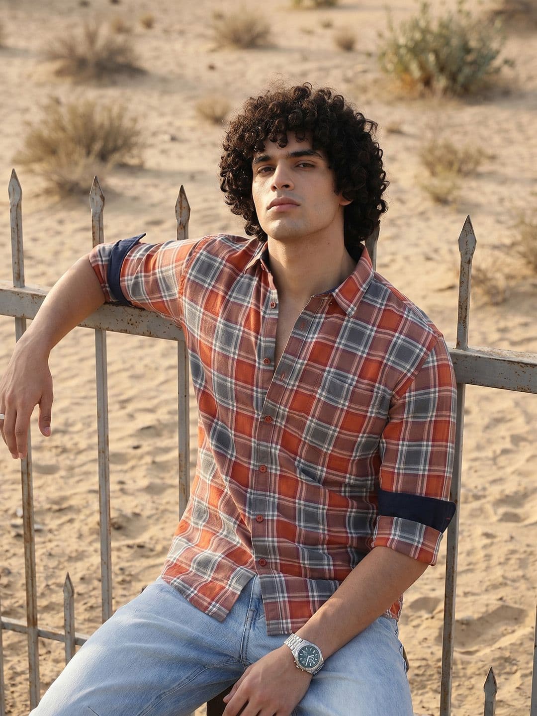 Roadster Life Co. Soft Touch Twill Plaid Casual Shirt thumbnail 4