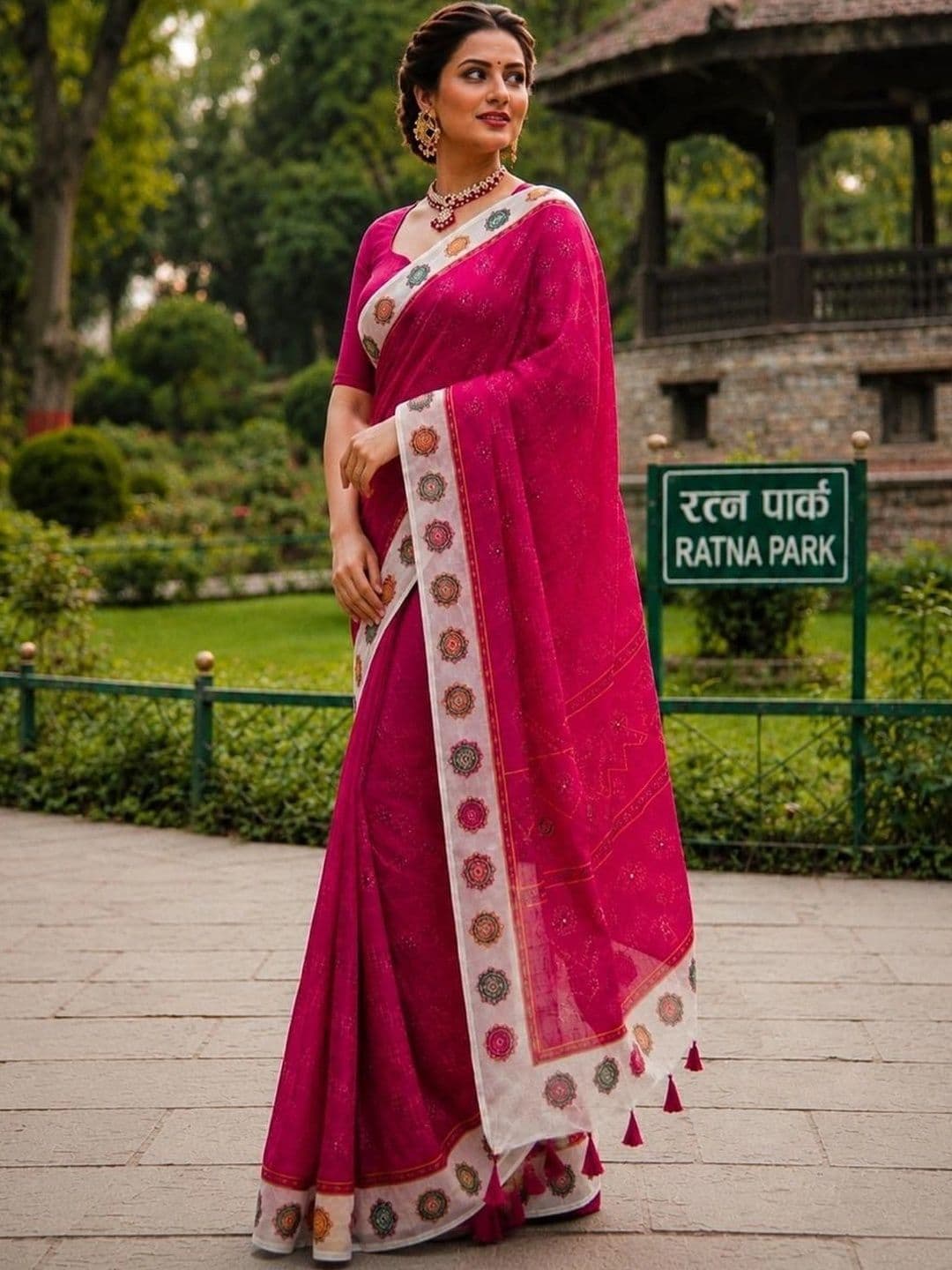 VAMIKA FASHION Saree thumbnail 5