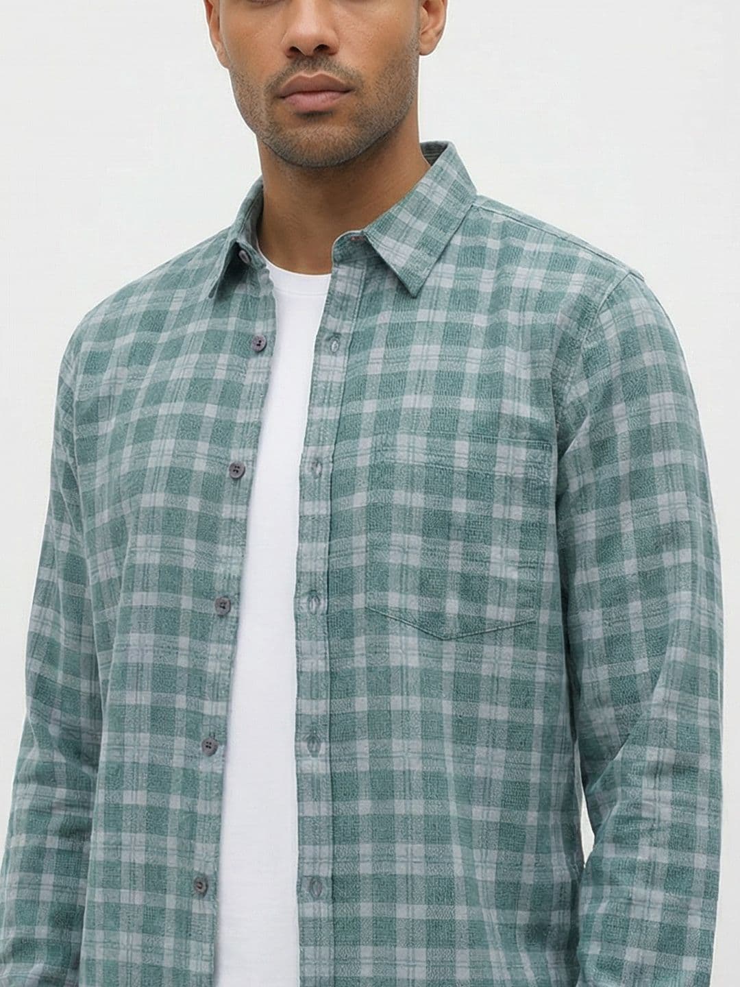 Roadster Life Co. Textured Weave Checked Shirt thumbnail 9