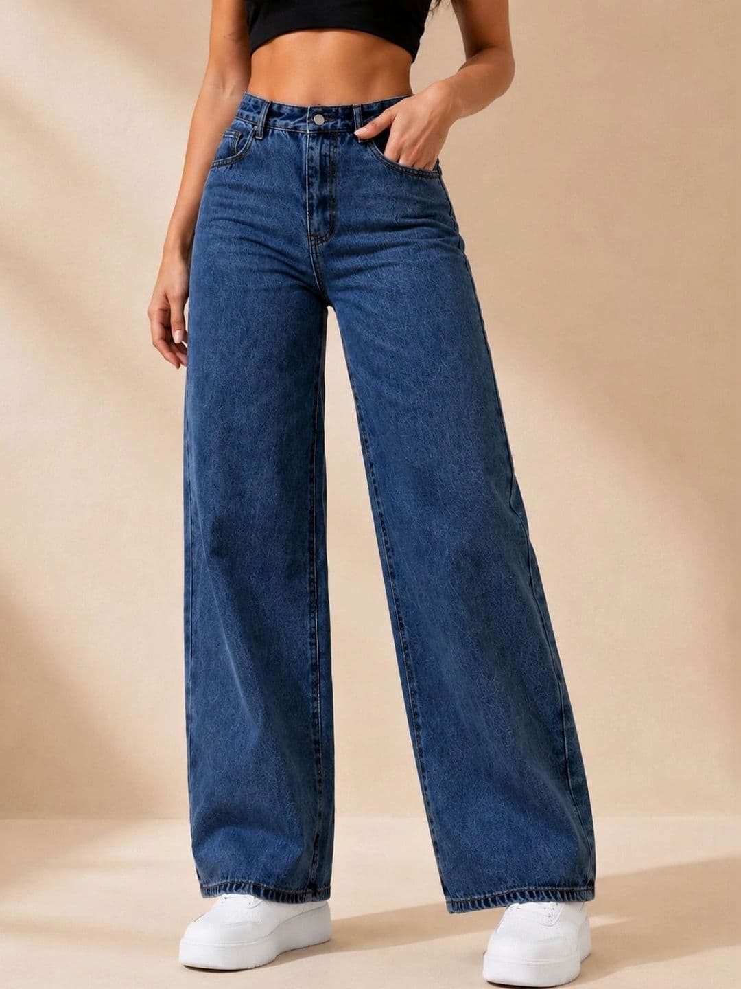 Veltick Women Straight Fit High-Rise Stretchable Jeans - view 1