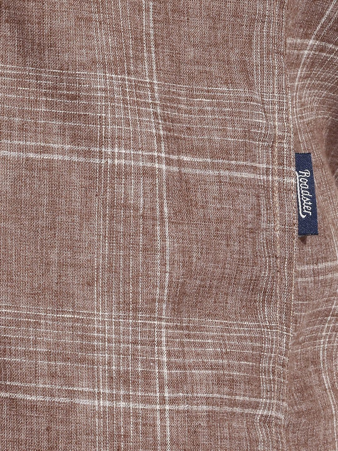 Roadster Life Co.Cotton Slub Checked Shirt thumbnail 6