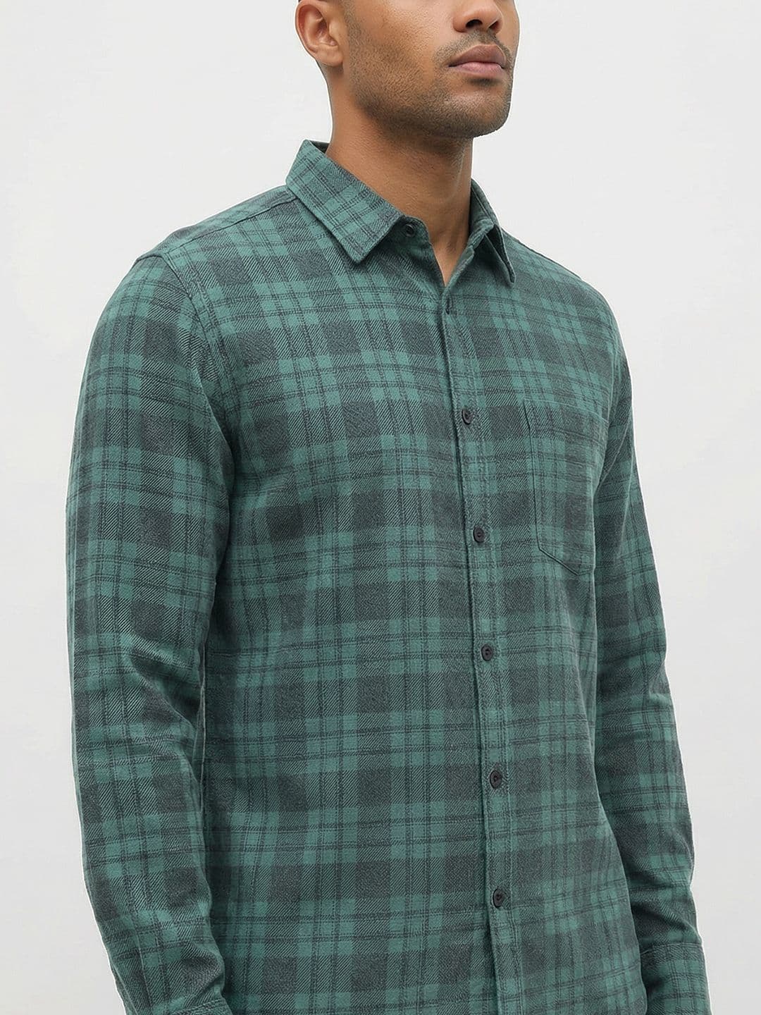 Roadster Life Co. Textured Weave Checked Shirt thumbnail 9
