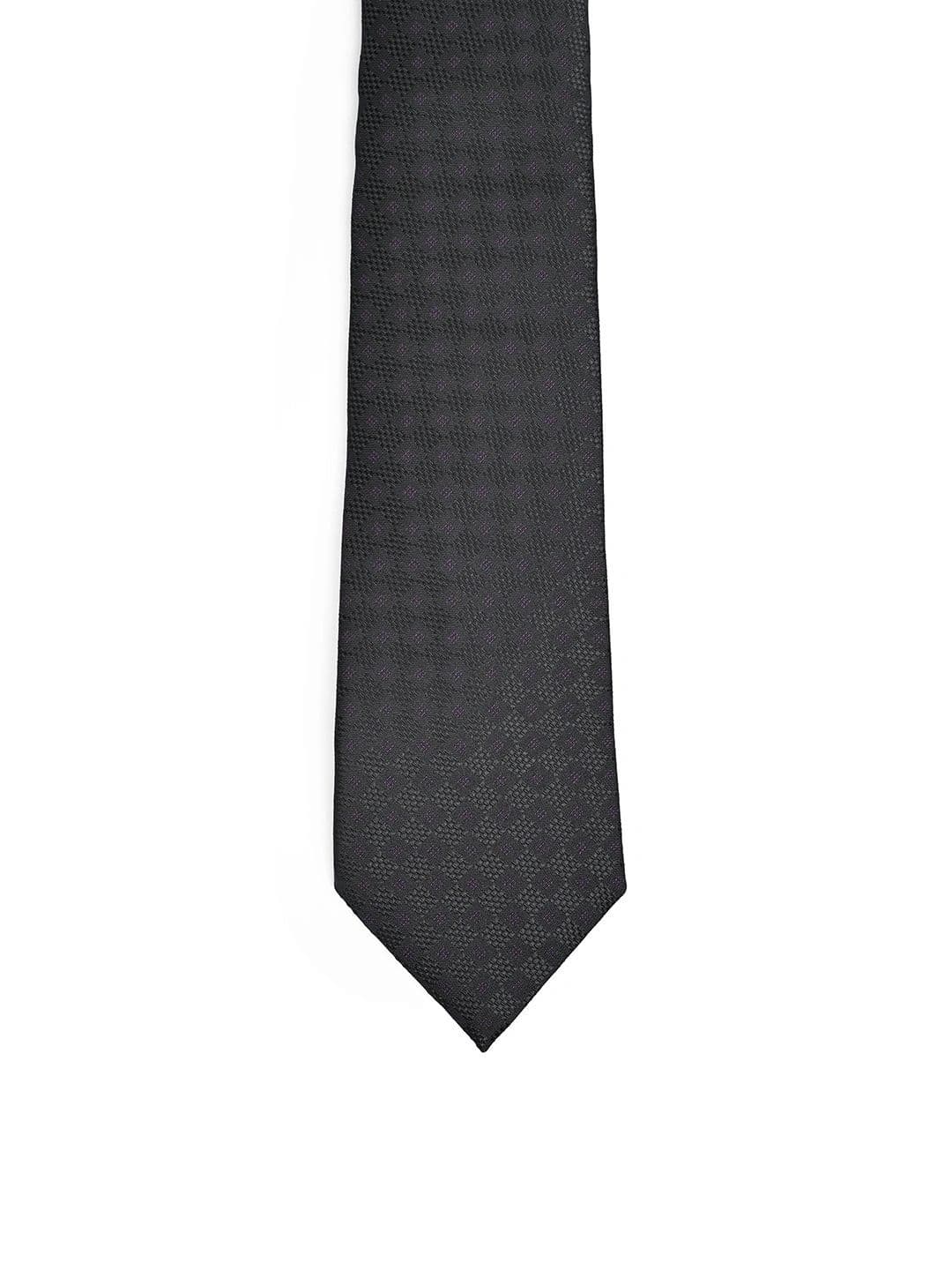 Cazzano Men Woven Design Skinny Tie thumbnail 2