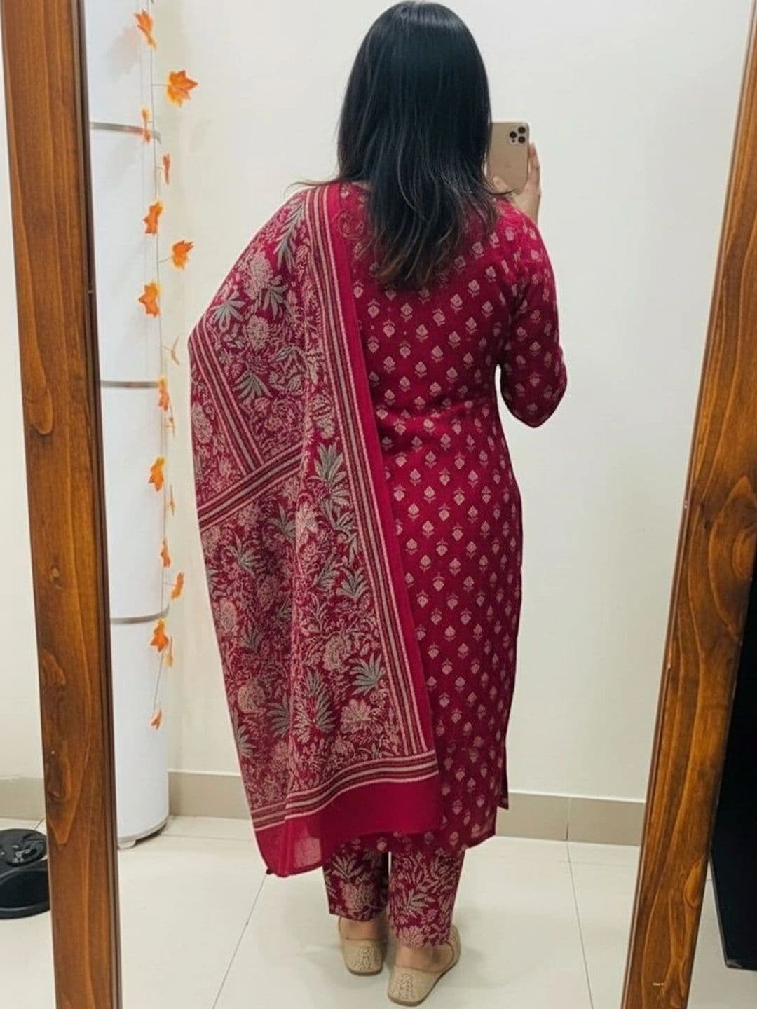 SRF KURTI HUB Women Ethnic Motifs Printed Regular Kurta with Trousers & With Dupatta thumbnail 7