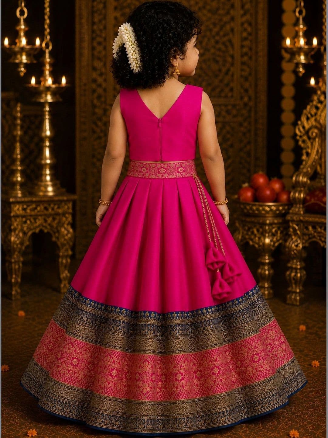 Xepon Girls Ready to Wear Lehenga & thumbnail 2