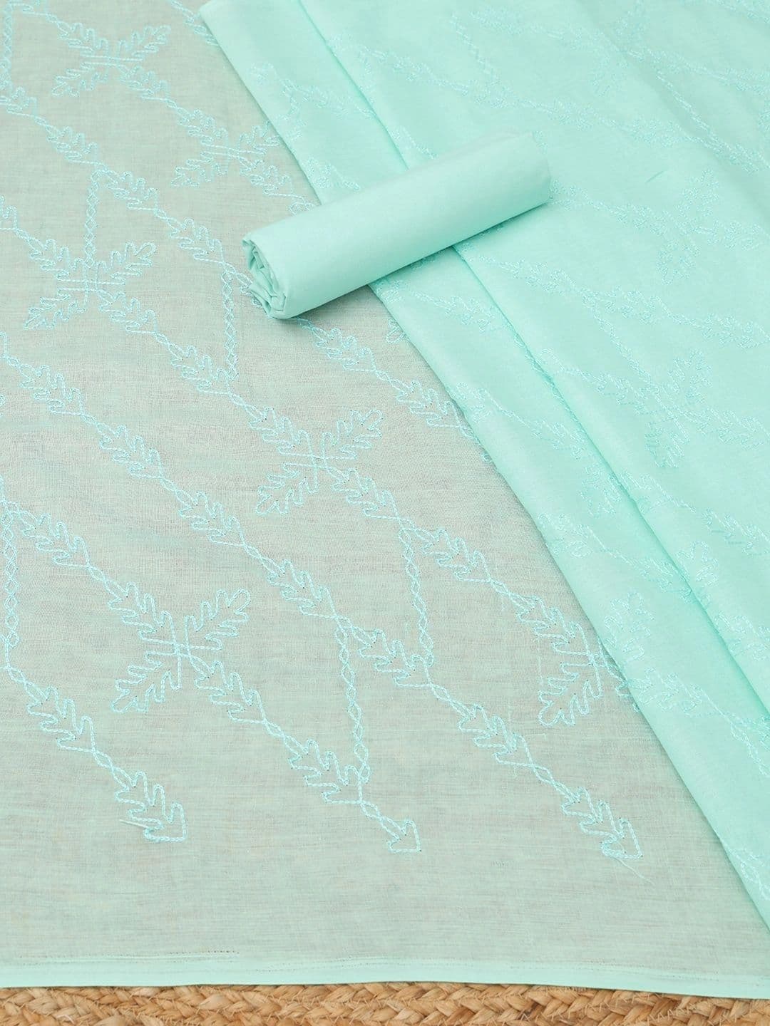 Soch Printed Unstitched Dress Material thumbnail 3