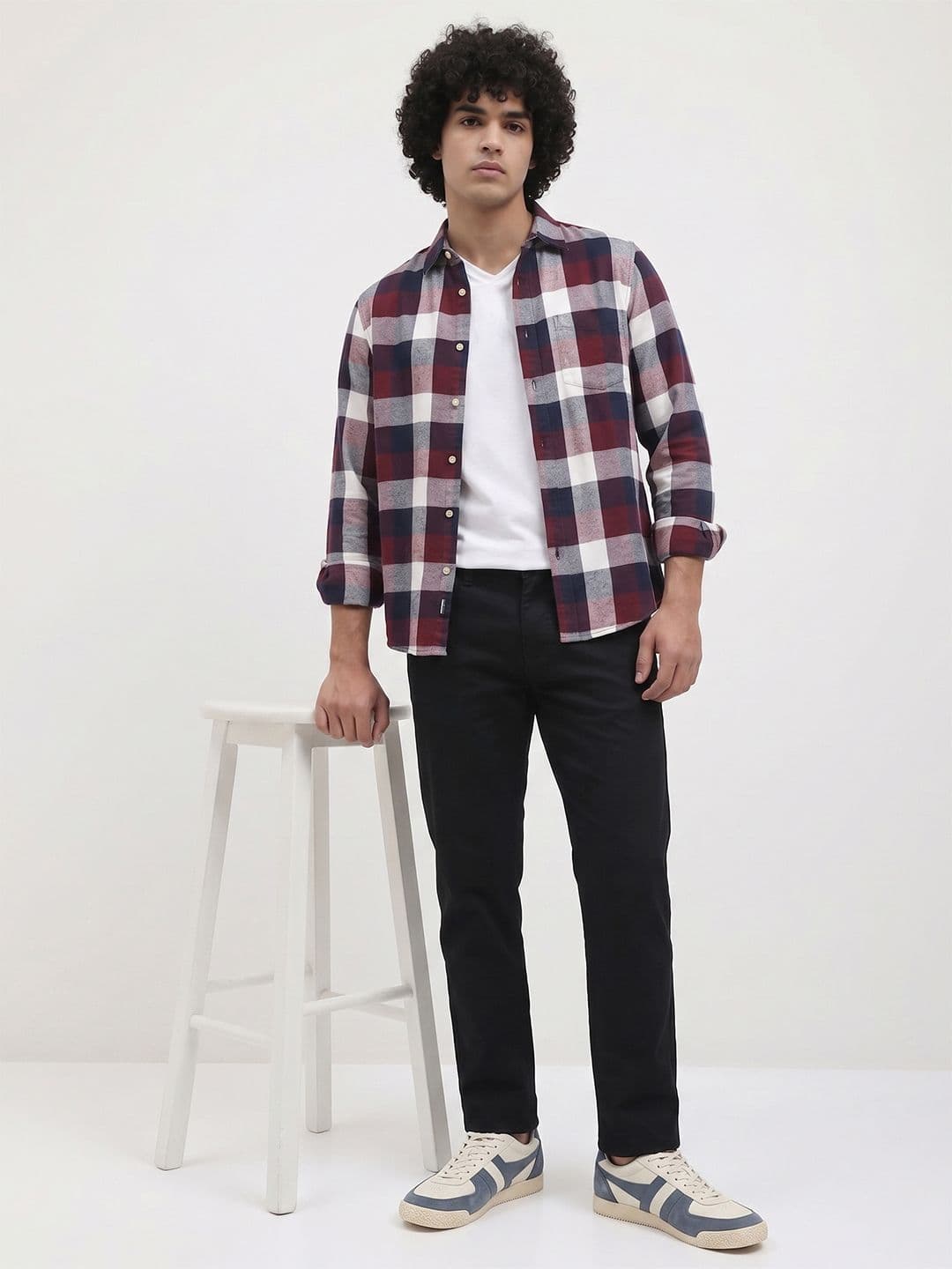 Roadster Life Co. Soft Touch Twill Plaid Casual Shirt thumbnail 6