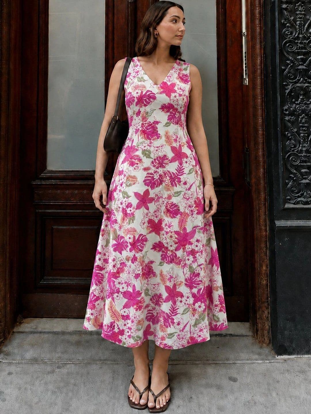 ARANGETRAM Women Floral Printed Floral Kurta - view 1