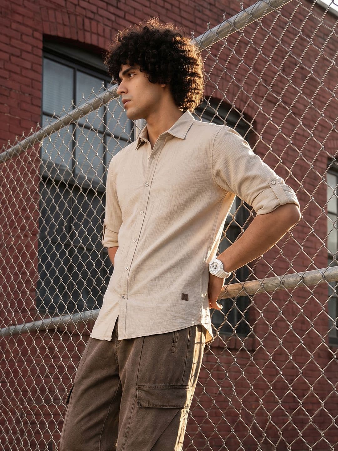 Roadster Life Co. Premium Textured Shirt thumbnail 2