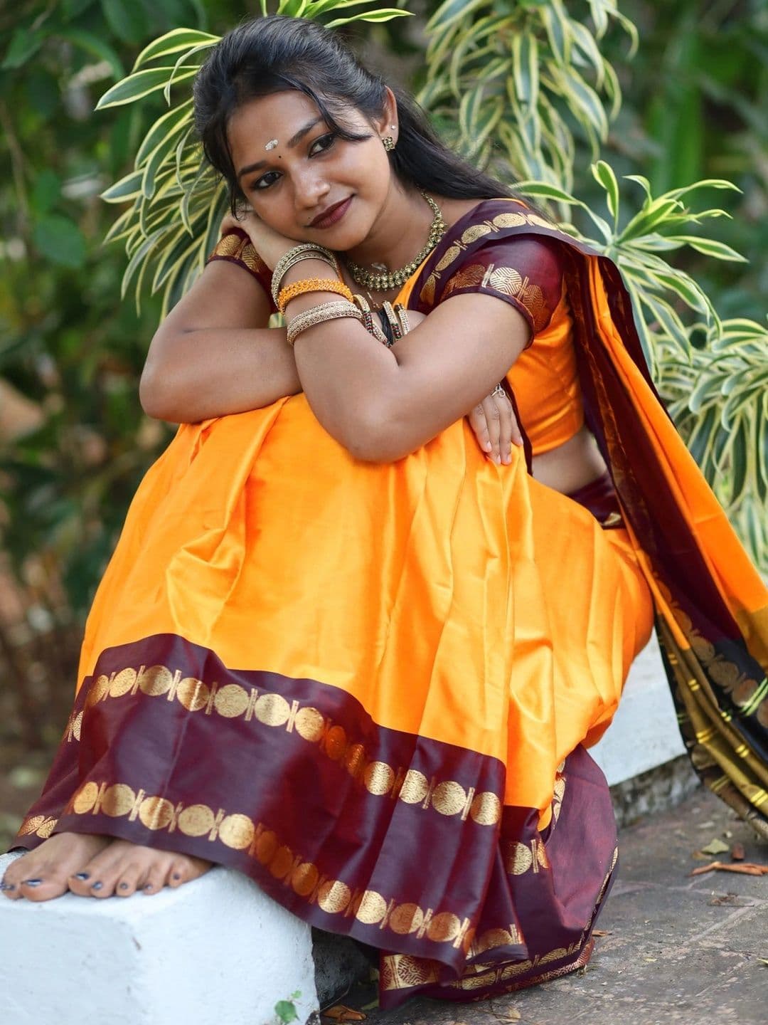 KALINI Woven Design Zari Designer Gadwal Saree thumbnail 6