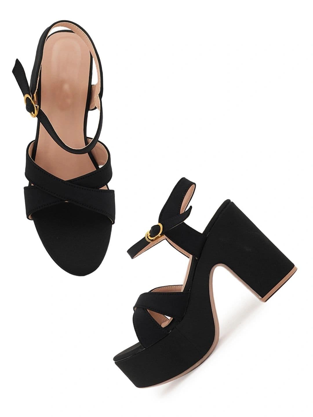 CORSICA Block Sandals with Buckles - view 1