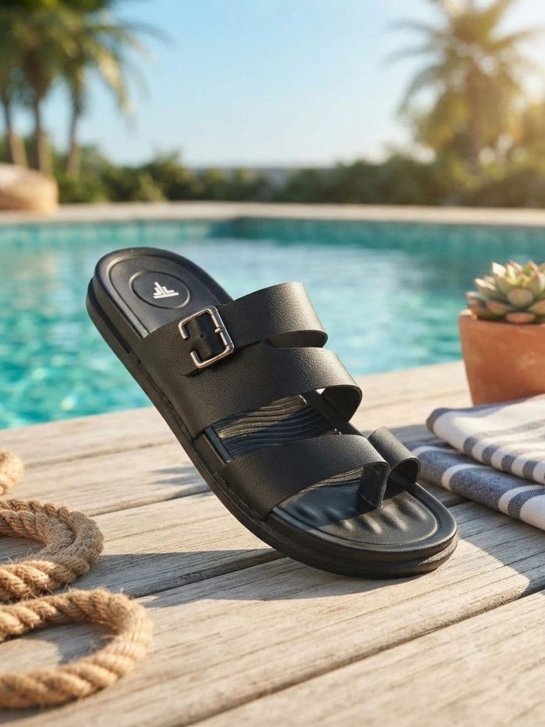 Trump Men PU Comfort Sandals thumbnail 7