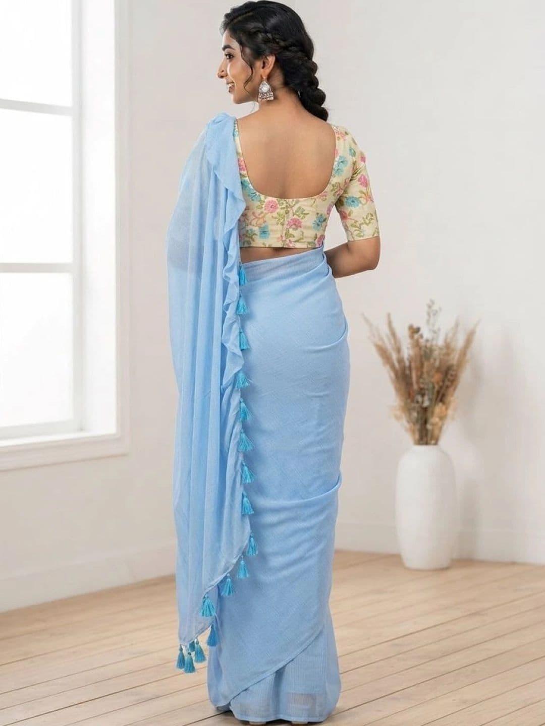 Devmora Pure Cotton Saree thumbnail 4